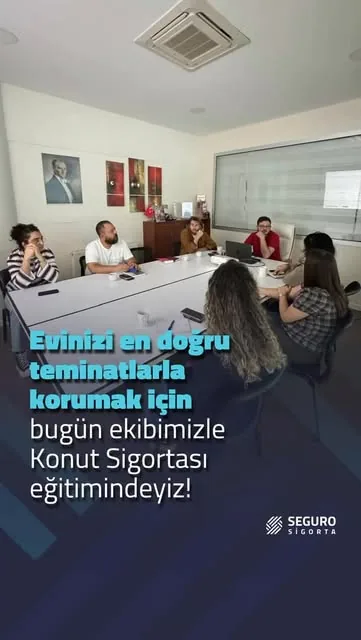 Konut sigortası eğitimimizden kareler